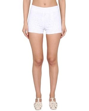 120% Lino Linen Shorts - White