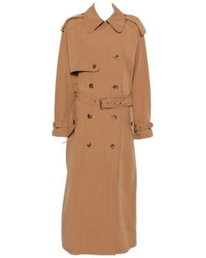 Isabel Marant Violette Cotton Trench Coat - Natural
