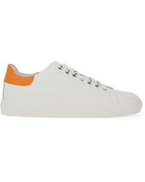 Moschino Leather Trainers - White