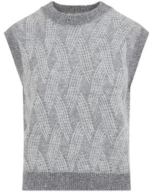 Peserico Grigio Eclisse Gilet - Grey