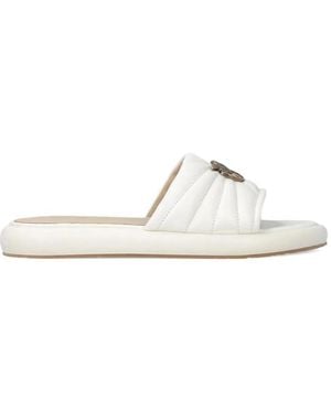 Pinko Slingback Cut Out Shoes - White