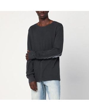 Basketcase Gallery Vintage Cotton Crewneck Sweater - Black