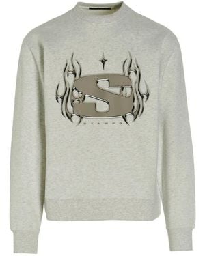 Stampd 'Chrome Flame' Sweatshirt - Gray