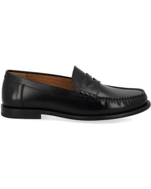 BOSS Leather Loafer - Black