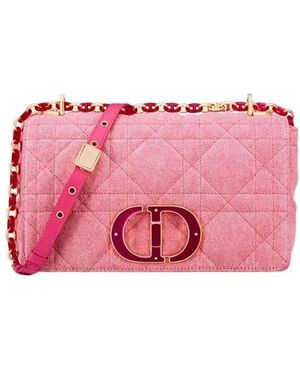 Dior Caro M Canvas - Pink