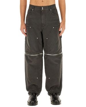 Givenchy Jeans With Zip - Black