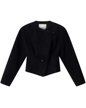 Isabel Marant Suna Wool Blend Jacket - Black