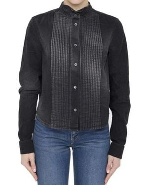 Loewe Pleated Denim Jeans - Blue