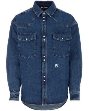 Palm Angels Camicia - Blue