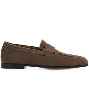 Ferragamo Slip On Loafers - Brown