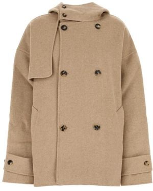JW Anderson Oversize Peacoat - Natural