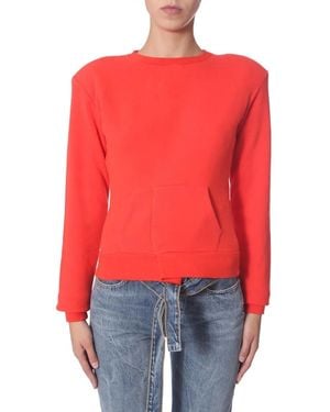 Unravel Project Crew Neck Sweatshirt - Red