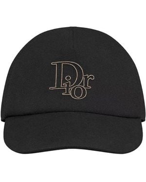 Dior Christian Paris D-Player Logo Plaque Baseball Cap in Black | Lyst