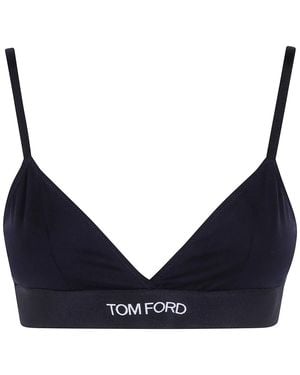Tom Ford Modal Bra Top - Blue