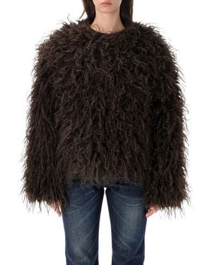 Goldbergh Yua Eco Fur - Black
