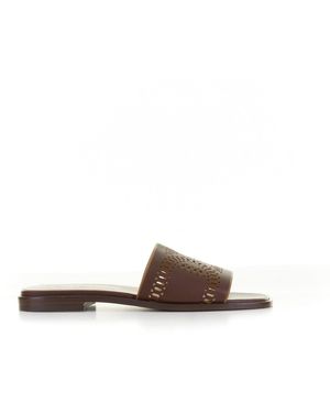 【関税&送料込】Tod'S Tod S Smooth Leather Flat Sandals Women's Tod's Sandals and Flip-Flops | Nordstrom
