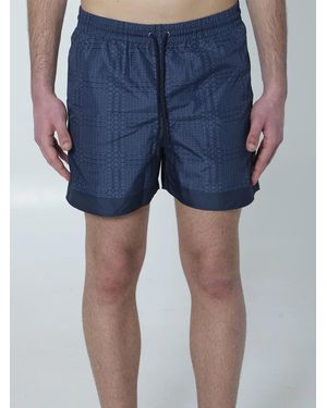 Gucci Printed Swimsuit - Blue