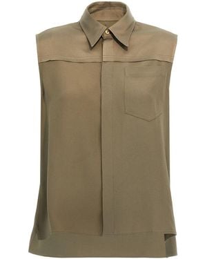 Ami Paris Viscose Shirt - Green