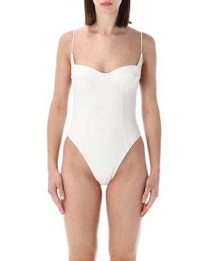 BELAMER Nina Textured One Piece - White