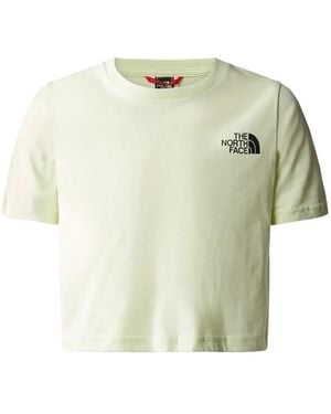 The North Face Crop Simple Dome Tee - Green
