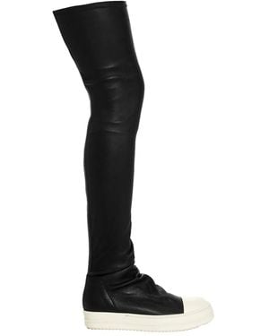 Rick Owens 'High Stocking Sneaks' Boots - Black