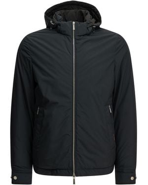 Moorer "Albini-Stp" Short Down Jacket - Black