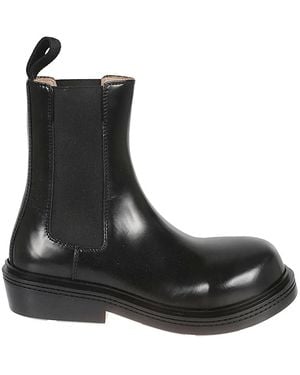 Bottega Veneta Fireman Chelsea Boot - Black