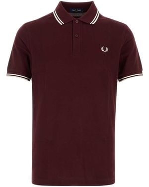Fred Perry Fp Twin Tipped Shirt - Red