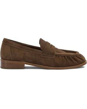 Strategia Leather Loafers - Brown