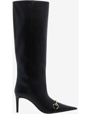 Gucci Donna Slip-On Boots 80 - Black