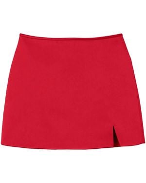 Marc Jacobs Duchess Satin Skirt - Red
