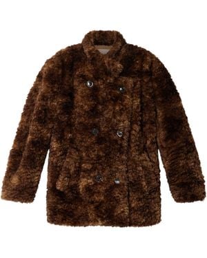 Isabel Marant Isabel Marant Etoile Jya Double-Breasted Coat - Brown