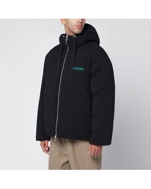 OAMC Peacemaker Puffer Jacket With Logo Embroidery - Black