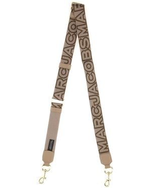 Marc Jacobs Fabric Strap With Logo - Natural