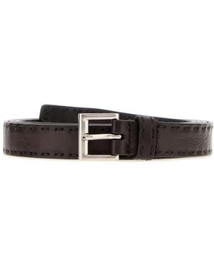 Prada Nappa Leather Belt - White