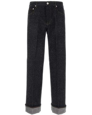 Burberry Melange Denim Jeans - Blue
