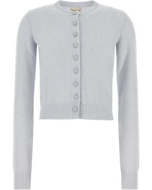KHAITE Everheart Cardigan - White
