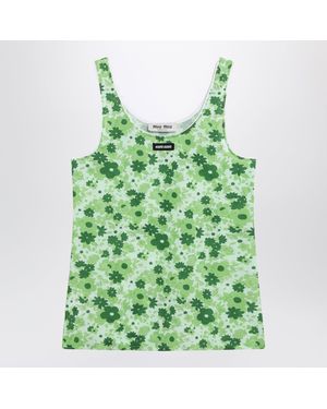 Miu Miu Sleeveless and tank tops for Women | Online Sale up to 33