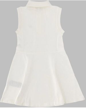 Lacoste Lcg Pique Dress W8L - White