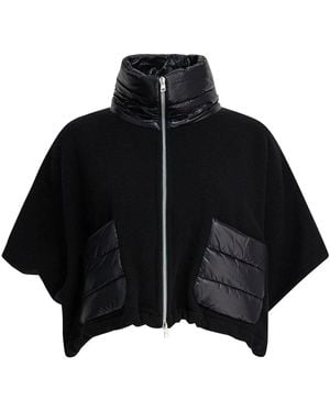 Herno "Resort" Poncho - Black