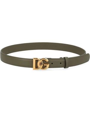 Dolce & Gabbana Dolce & Gabbana Leather Belt - Green