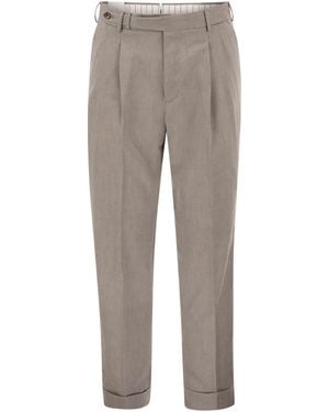 PT Torino Carrot 2Pleats - Grey