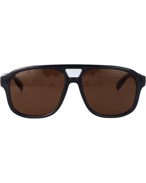 Gucci Injectate Sunglasses - Brown
