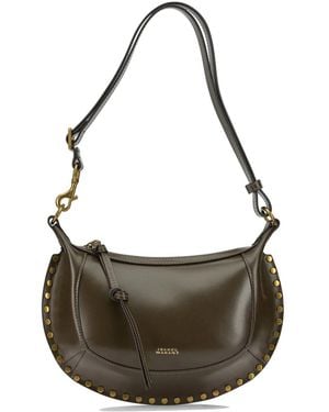 Isabel Marant "Oskan Moon" Small Shoulder Bag - Metallic