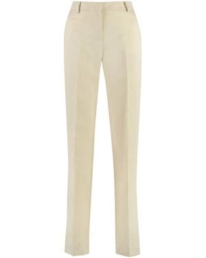 PT01 Ambra Cotton-Linen Trousers - Natural
