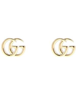 Gucci Double Hoop Logo Earrings - Multicolor