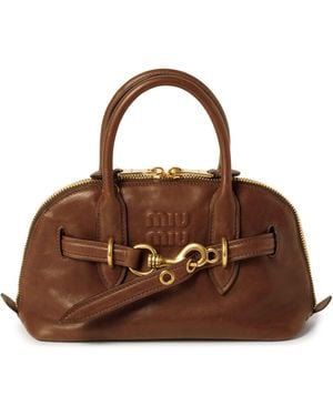 Miu Miu Aventure Shoulder Bag - Brown