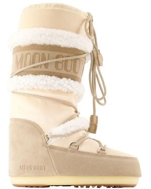 Moon Boot Icon Pearly Plus Boots - Natural