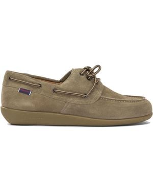 Sebago "Gary Jobson Suede" Lace-Up Loafers - Brown