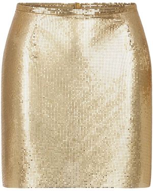 Rabanne Mini Skirt - Natural